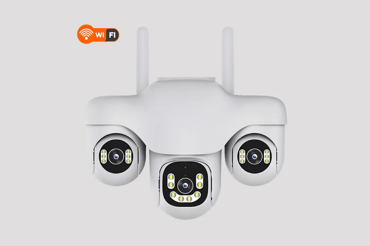 3 Lens WiFi Camera - Snap Secure